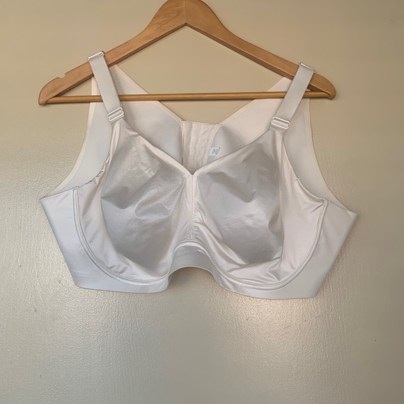 Catherines Intimates Beige Cream Silky Bra Sz.48C No underwire Full Coverage - Picture 1 of 13